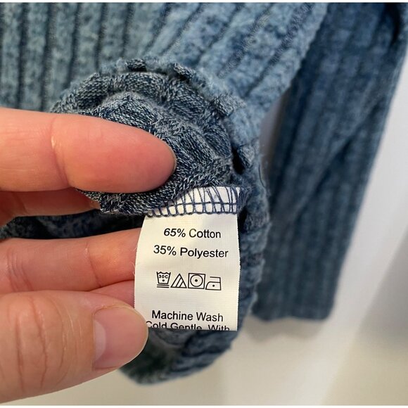 Romwe Womens‎ Ribbed Scoop Neck Pullover Sweater Size M Fitted Preppy 90s Staple - Picture 7 of 9